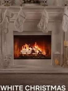 White Christmas Fireplace