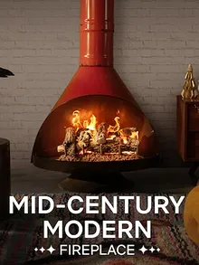 Mid-Century Modern Fireplace