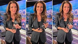 « Cette marque de confiance et d’amitié que vous nous faites nous touche » : Anne-Claire Coudray élue meilleure présentatrice française de JT aux Ciné-Télé-Revue Awards, elle réagit sur le plateau du 20h de TF1 (vidéo)