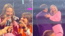 Panne de micro, complicité avec Marine, danse avec Christophe Maé&nbsp;: les premières images d’Helena aux «&nbsp;Enfoirés&nbsp;» (vidéos)