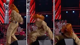 «&nbsp;The Voice Belgique&nbsp;»&nbsp;: Axelle Red chute violemment lors des premières auditions à l’aveugle sur la RTBF (vidéo)