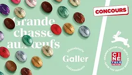 Participez à notre grande chasse aux œufs de Pâques Galler et tentez de remporter une délicieuse surprise gourmande