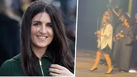 À 46 ans, Géraldine Nakache crée la surprise en dévoilant son baby bump devant 15.000 personnes (vidéo)