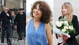 Laurent Ruquier, Arielle Dombasle, Reichmann, Michèle Bernier… de nombreuses personnalités présentes aux obsèques d’Isabelle Mergault à Paris (photos)