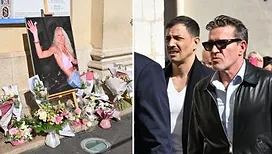 Benjamin Castaldi, Steevy Boulay, Alexia Laroche-Joubert : les premières images des invités aux obsèques de Loana, ce vendredi matin (photos)