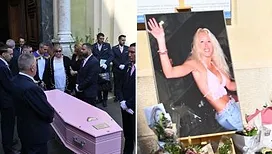 Obsèques de Loana : la couleur symbolique du cercueil, l’émotion de sa maman, la présence de sa fille et la « peine incommensurable » de Steevy Boulay (photos)