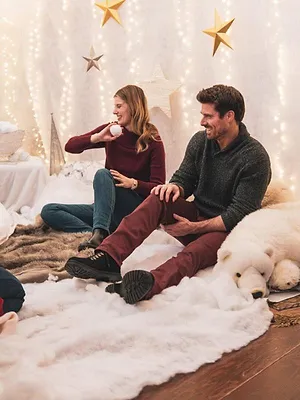 Noël sous les aurores boréales