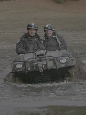 Bertrand Caroy en patrouille