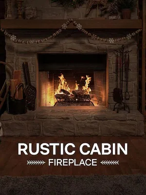 Rustic Cabin Fireplace