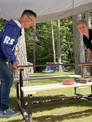 Hektik ade - Naturcamping am Roten See