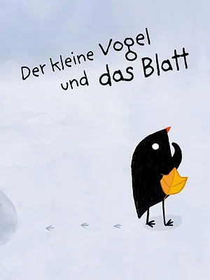 Der kleine Vogel und das Blatt