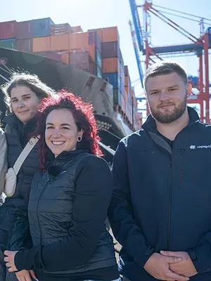 Seefahrt für Anfänger - Erste Fahrt auf dem Containerschiff