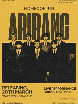 BTS 컴백 라이브: ARIRANG