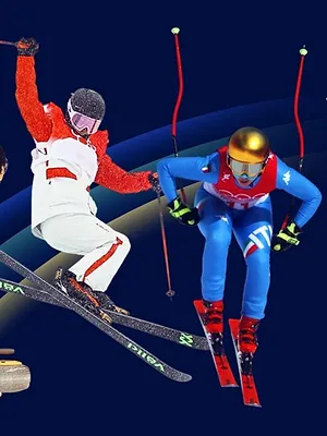 Curling. Ski alpin. Ski acrobatique