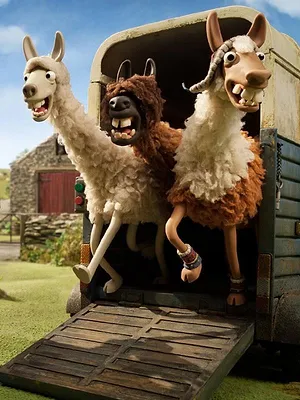 Shaun le mouton : les lamas du fermier
