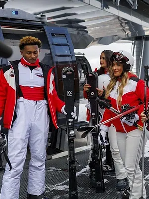 Les apprentis champions au ski