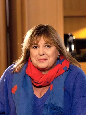 Michèle Bernier, tout sourire