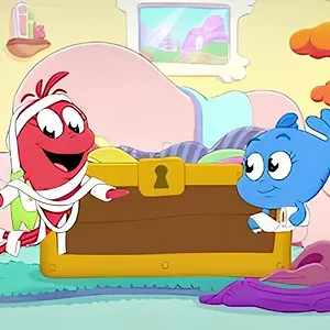 Un poisson rouge, un poisson bleu