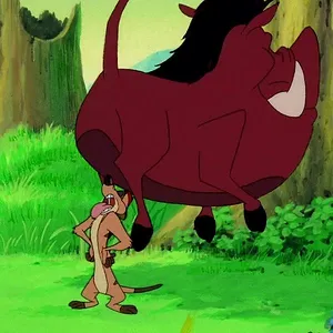 Timon et Pumbaa