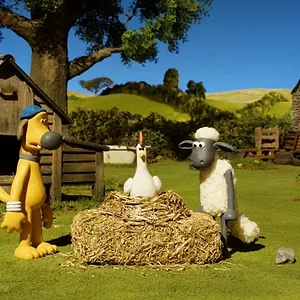 Shaun le mouton : mossy bottom farm shorts