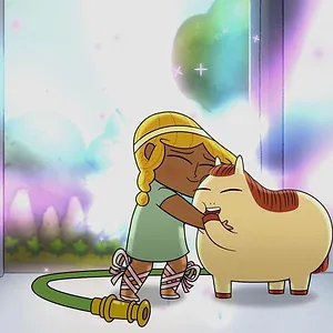 Pomme de pin et Poney