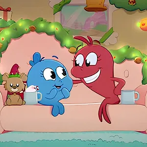 Un poisson rouge, un poisson bleu