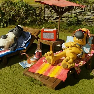 Shaun le mouton : mossy bottom farm shorts