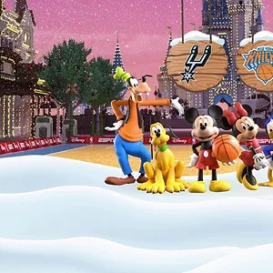 Dunk the Halls: San Antonio Spurs vs. New York Knicks