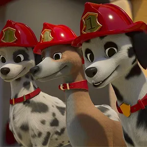 Bretzel et les bébés chiens