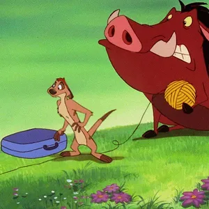 Timon et Pumbaa