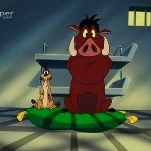 Timon et Pumbaa