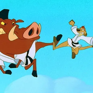 Timon et Pumbaa