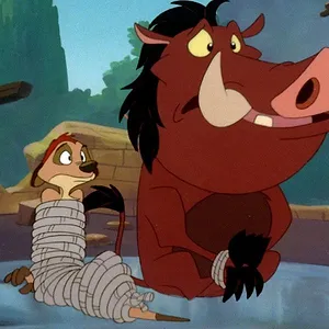 Timon et Pumbaa