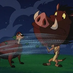 Timon et Pumbaa