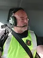 Bertrand Caroy en patrouille